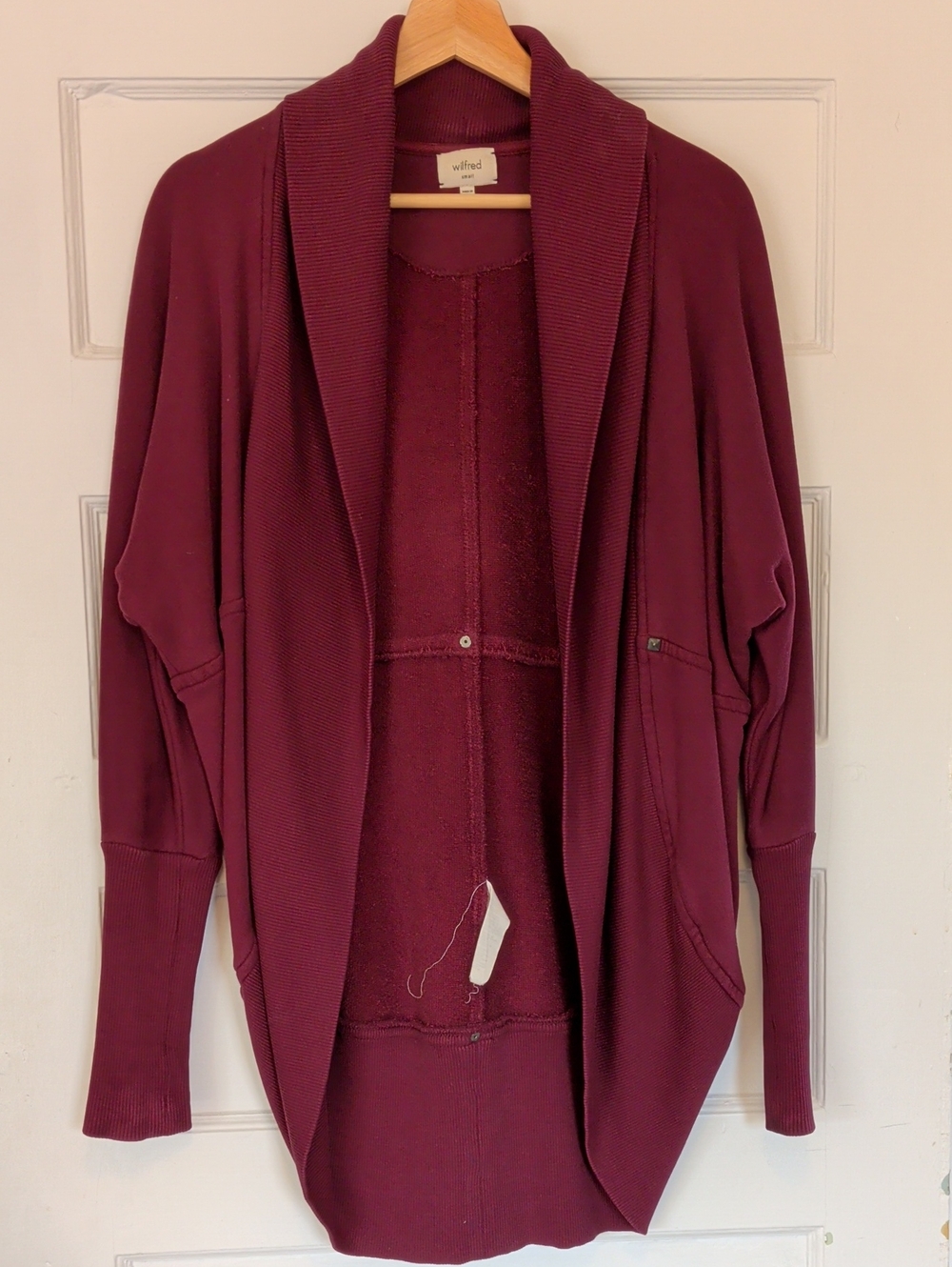 Wilfred Burgundy Diderot Cocoon Sweater
